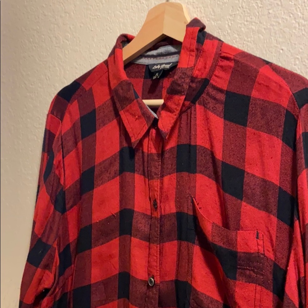 Lucky Brand ✨ Plaid Button Up